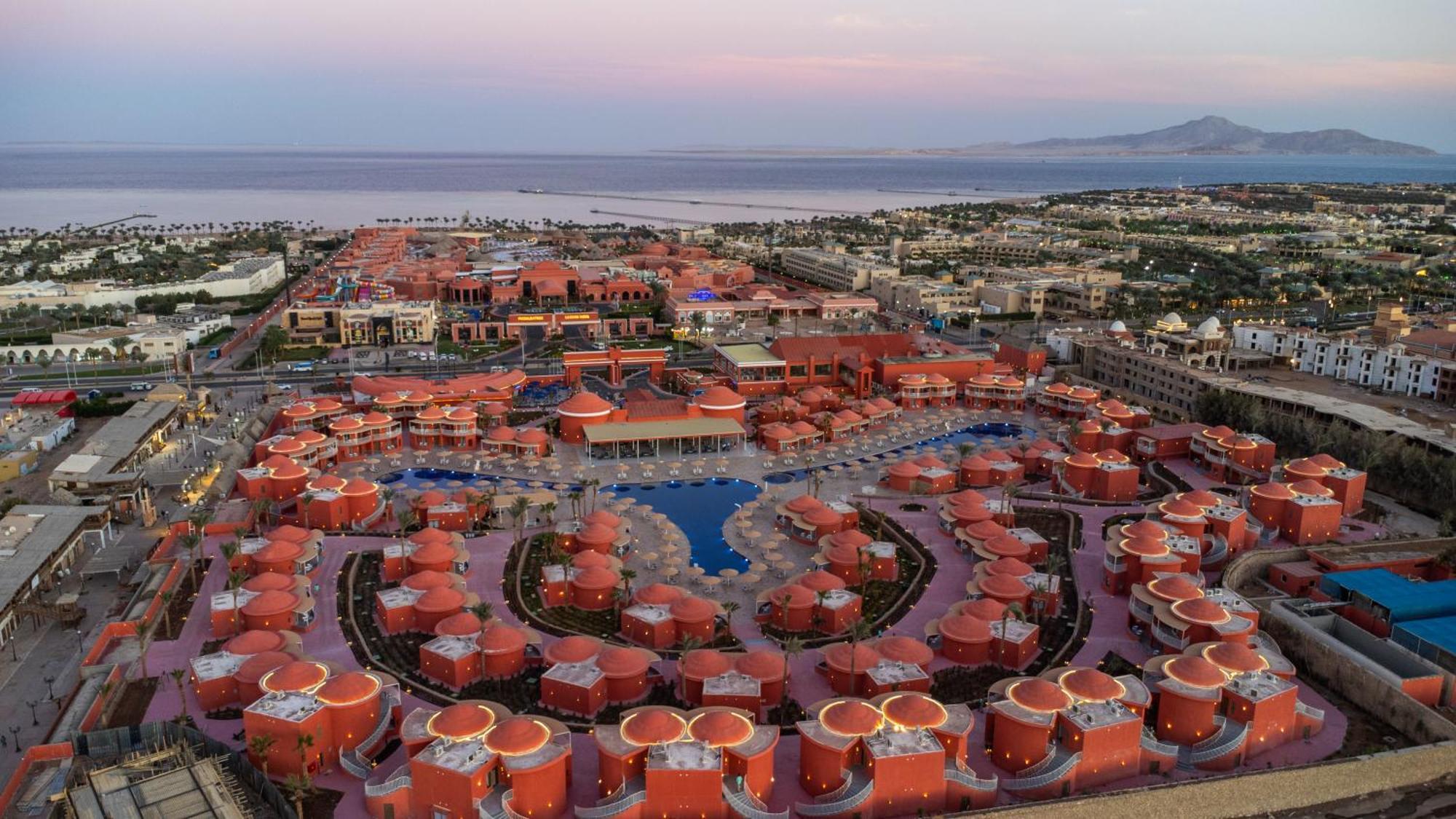 Pickalbatros Laguna Club Resort Sharm El Sheikh المظهر الخارجي الصورة Aerial view of the resort