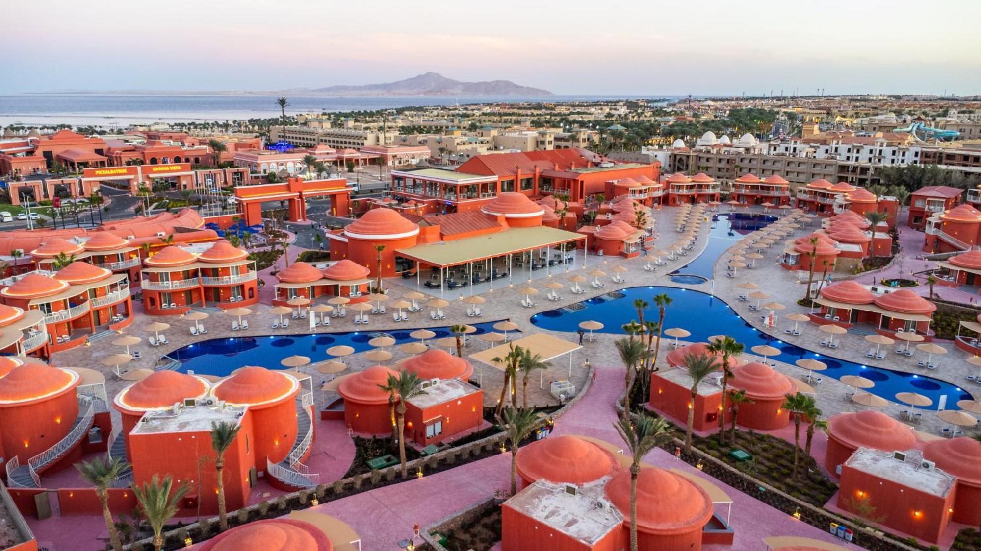 Pickalbatros Laguna Club Resort Sharm El Sheikh المظهر الخارجي الصورة Aerial view of the resort