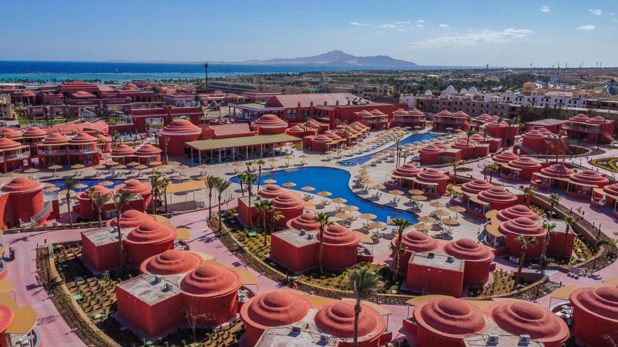 Pickalbatros Laguna Club Resort Sharm El Sheikh المظهر الخارجي الصورة Aerial view of the resort