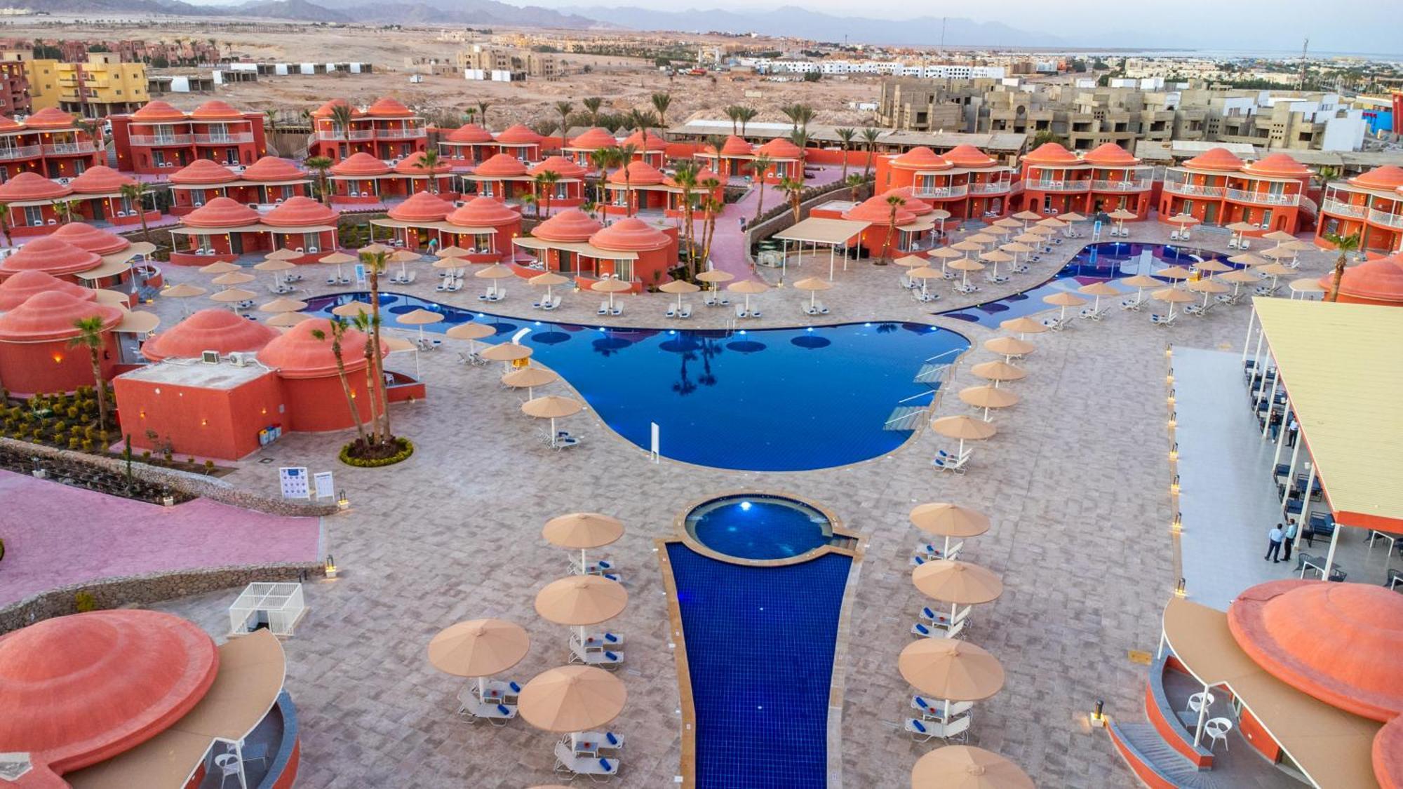 Pickalbatros Laguna Club Resort Sharm El Sheikh المظهر الخارجي الصورة Aerial view of the resort