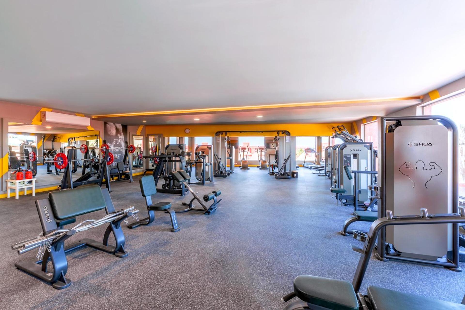 Pickalbatros Laguna Club Resort Sharm El Sheikh المظهر الخارجي الصورة The gym at the hotel